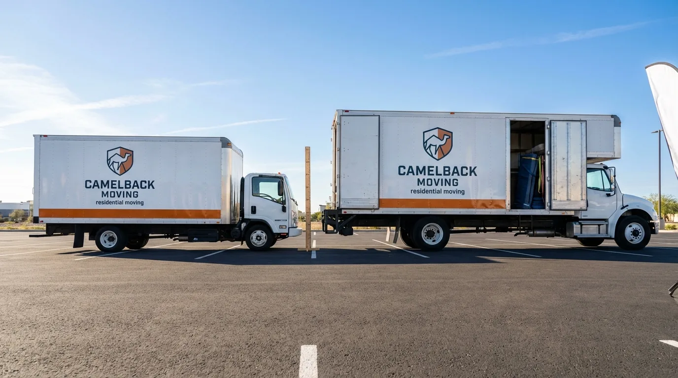 Moving truck size capacity guide in Galliano